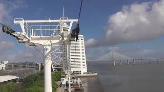 Risalita integrale cabinovia Doppelmayr quotLISBOAquot  Lisbona PT Teleférico [upl. by Morena841]