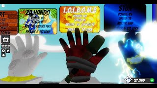 slap battles new LOLBOMB glove how to get  showcase [upl. by Nuahsyd]