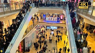 Saturday Rush at Birmingham Bullring Exploring the Midlands Shopping Haven 4K [upl. by Atinuaj]