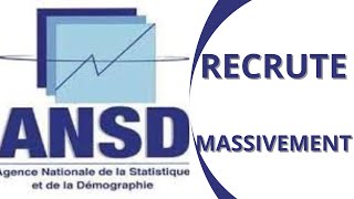 ANSD recrute massivement des agents denquêteurs [upl. by Amick]