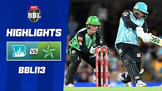 Brisbane Heat v Melbourne Stars  BBL13 [upl. by Haikan]