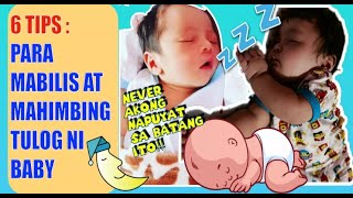 SLEEP TIPS PARA KAY BABY Paano patulugin ng mabilis at mahimbing si baby Dr PediaMom [upl. by Kryska]