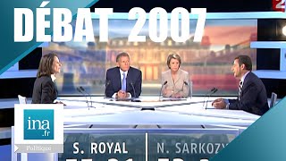 Débat présidentiel 2007  Ségolène Royal  Nicolas Sarkozy  Archive INA [upl. by Agace]