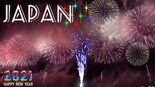 JAPAN NEW YEAR 2021 FIREWORKS DISPLAY [upl. by Netneuq]