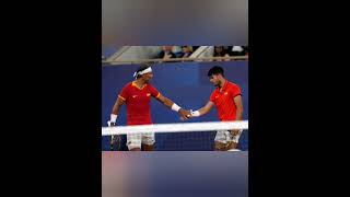 Nadalalcaraz vs KrajicekRamOlympic games 2024nadal adieux Paris [upl. by Leidba]