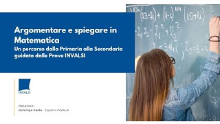 Argomentare e spiegare in Matematica [upl. by Rintoul258]