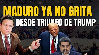 EL REPENTINO CAMBIO DE MADURO DESPUÉS DEL TRIUNFO DE TRUMP ANÁLISIS [upl. by Bora]