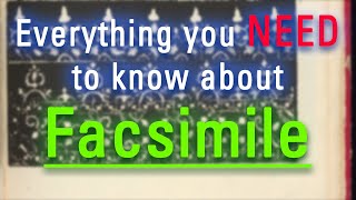 What is Facsimile  How to Say Facsimile in English  How Does Facsimile Look [upl. by Acinorev655]