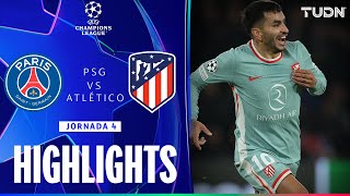 HIGHLIGHTS  PSG vs Atlético Madrid  UEFA Champions League 2425  TUDN [upl. by Nica]