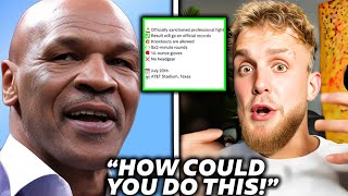 JUST NOW Mike Tyson Blasts Jake Pauls Fight Rule Changing Scandal [upl. by Hsatan]