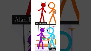 Editing Alan Becker Animation Faces  An Actual Short animation alanbecker edit [upl. by Yvaht]