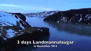 Landmannalaugar in Winter with Northern Lights [upl. by Hildegard]