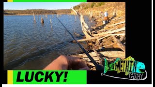 Skiatook Lake FishingLucky Catch [upl. by Nnoved]