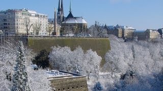 Luxembourg City Christmas market amp Winter Luxemburg travel video tourism marché noël luxembourgeois [upl. by Nathanael65]