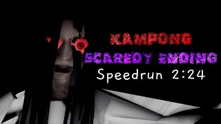 Roblox Kampong Speedrun 224 Scaredy Ending Solo [upl. by Burk373]