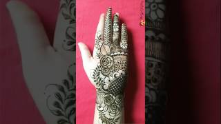 Bridal mehndi design 😍mehndi viralvideo youtubeshorts ytshorts [upl. by Devonne]