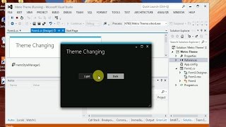 Changing Metro Form Theme [upl. by Healy]