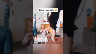 YOUNGEST fan of HARDSTYLE 🫡🪇 hardstyle festival party rave hu2dz viral shorts [upl. by Aerdnael]