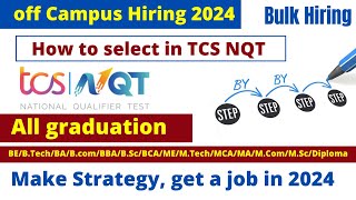 tcs nqt registration process 2024  tcs nqt application process Any graduation can apply  tcs job [upl. by Eeclehc]