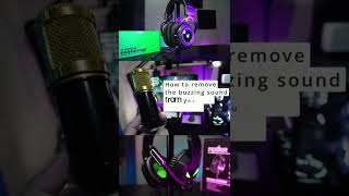 How to remove static noise in your mic recording shorts [upl. by Starling368]