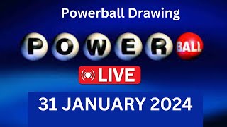 Powerball drawing live Results 31 January 2024  powerball drawing live today [upl. by Shira]