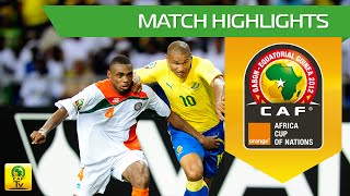 Gabon vs Niger  Orange Africa Cup of Nations GABONEQUATORIAL GUINEA 2012 [upl. by Jolie]