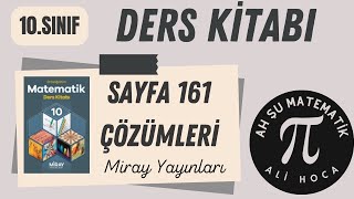 10Sınıf Matematik Kitabı Sayfa 161 CevaplarıÇözümleri Miray Yayınları [upl. by Sayette]