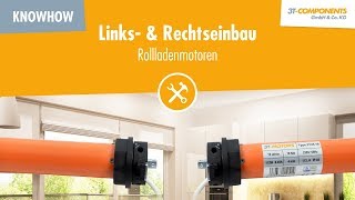 Rolladenmotor Links und Rechtseinbau 3TMOTORS [upl. by Abana]