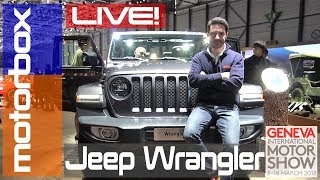 Nuova Jeep Wrangler al Salone di Ginevra 2018 dal 1941 sempre fedele a se stessa [upl. by Lesly675]