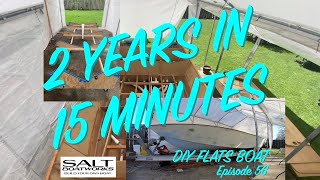 56DIY Boat Building 2 YEARS in 15 MINS [upl. by Scarlett131]