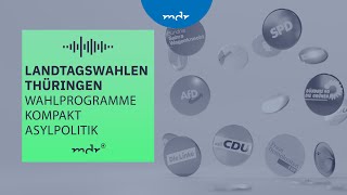 Asylpolitik – Was Thüringens Parteien planen  Podcast Wahlprogramme kompakt  MDR [upl. by Areic]