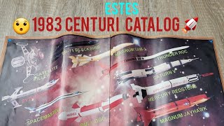 1983 Centuri Model Rocket Catalog RARE ESTES Take Over rocketry [upl. by Massey]