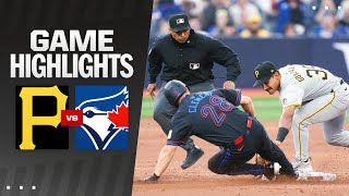 Pirates vs Blue Jays Game Highlights 60124  MLB Highlights [upl. by Sixel]