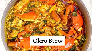 Crowd Pleasing Ghana Okro Stew Recipe Ghana Okra Stew  Perpetual Asiamah [upl. by Zorana]