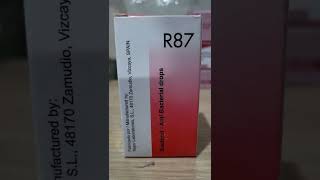 R87 by Dr Reckweg Homeopathic Anti Bacterial Drops [upl. by Delogu]