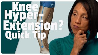 Knee hyperextension [upl. by Aiekan]