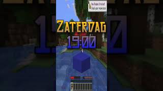 Hoeveel blauwen blokken moet ik plaatsen 🤔 short nederlands challenge minecraft livestream [upl. by Durwyn]