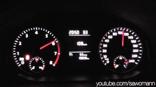 2013 Volkswagen Touran 14 TSI 140 HP 0100 kmh Acceleration GPS [upl. by Asim]