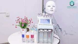 H2O2 Hydrafacial Machine  7 In 1 Hydrafacial Machine  How to use H2O2 Hydrafacial Machine [upl. by Tod]