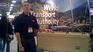 The New 3i5014 Gun Case by SKB at Shot Show 2011 LV [upl. by Enileoj]