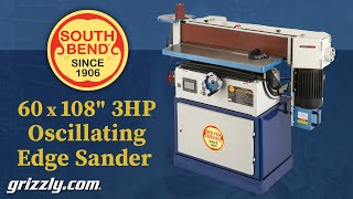 South Bend 6quot x 108quot VS Oscillating Edge Sander SB1097 [upl. by Michiko]