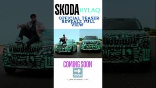 Skoda Kylaq official teaser reveal [upl. by Pietje]