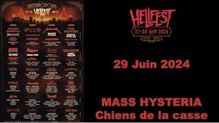 MASS HYSTERIA  Chiens de la casse Clisson Hellfest 29062024 [upl. by Mandie908]