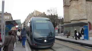 Bordeaux Citadis 402  Hôtel de Ville Tramway B [upl. by Ynnol]