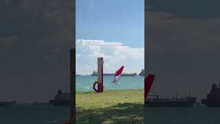 windsurfing EastCoast Singapore [upl. by Araiek635]