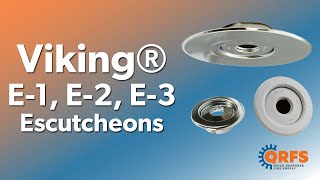 Viking Model E1 E2 E3 Escutcheon Introduction  Fire Sprinkler Escutcheons  QRFS [upl. by Airamas]