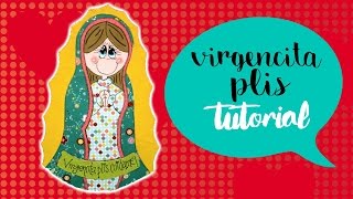 VIRGENCITA PLIS DECOUPAGETUTORIAL [upl. by Akienahs13]