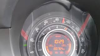 ABARTH 500 essesse with Racechip 100 km to 150 km acceleration [upl. by Kamaria790]