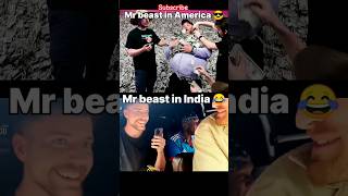 Mr beast in India 😂shorts funny comedy entertainment mrbeast [upl. by Dranel]