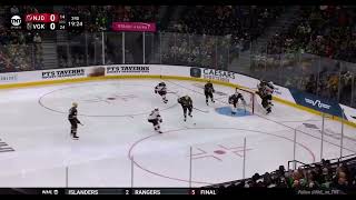 Nico Hischier Scores In Vegas w Help From Bratter NJDevils [upl. by Raine]